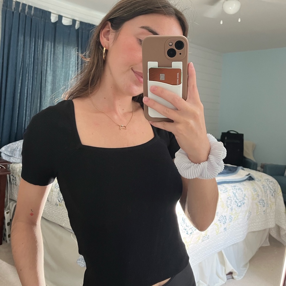 square neck top